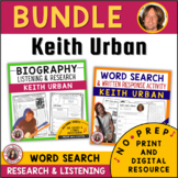 KEITH URBAN BUNDLE - Music Activities for Middle and Jr Hi