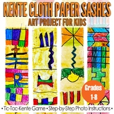Kente Cloth Paper Sashes: Art Lesson for Kids