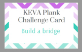 KEVA Plank Challenge Cards