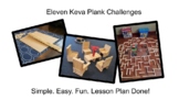 KEVA Plank Challenges- Super Easy STEM Lesson (POWER POINT
