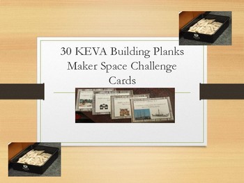 Preview of KEVA Planks Challenge Cards Packet