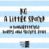 KG A Little Spark: Personal Use Font