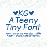KG A Teeny Tiny Font: Personal Use
