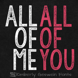 KG All of Me Font: Personal Use