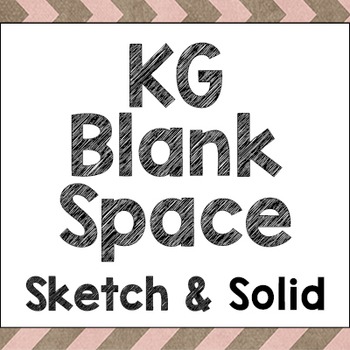 KG Blank Space Sketch Blocks Bulletin Board Letters - Kimberly Geswein Fonts