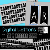 KG Digital Letters: KG A Little Swag for Google Drive