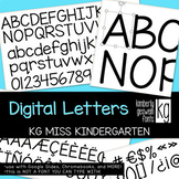 KG Digital Letters: KG Miss Kindergarten for Google Drive