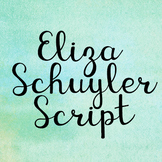 KG Eliza Schuyler Script Font: Personal Use