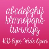 KG Eyes Wide Open Font: Personal Use