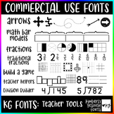 KG Fonts Bundle: Teacher Tools Collection * Commercial Use