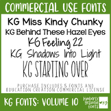 KG Fonts Bundle: Volume 10 * Commercial Use * Educational Fonts