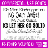 KG Fonts Bundle: Volume 13 * Commercial Use * Happy Fonts