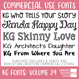 KG Fonts Bundle: Volume 29 * Commercial Use * Educational Fonts