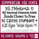 KG Fonts Bundle: Volume 8 * Commercial Use * Fun School Fonts