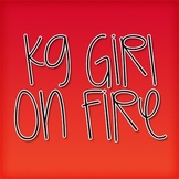 KG Girl On Fire Font: Personal Use