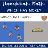 KG Hanukkah Basic Math Counting & Comparing Increments Dig