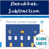 KG Hanukkah Basic Math Subtraction Problems To 25 Digital 