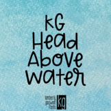 KG Head Above Water: Personal Use Font