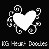 KG Heart Doodles Font: Personal Use