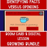KG Identify Facts Versus Opinions Digital Lesson & Boom Ca