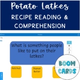 KG Life Skills Hanukkah Potato Latkes Recipe Read & Compre