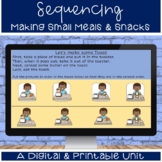 KG Making Small Meals & Snacks Sequencing Digital and Prin