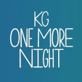KG One More Night Font: Personal Use