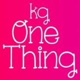 KG One Thing Font: Personal Use