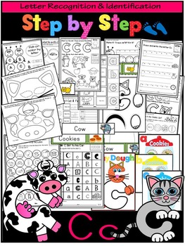 Preview of Letter of the week-LETTER C Activity PACK- letter recognition &identification-US