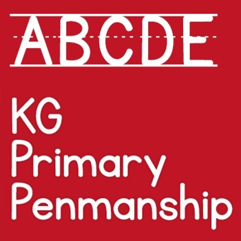 Preview of KG Primary Penmanship Lined Font: Personal Use