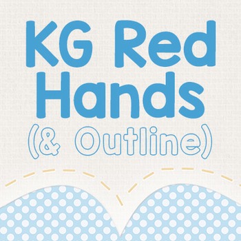 Preview of KG Red Hands Font: Personal Use