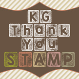 KG Thank You Stamp Font: Personal Use