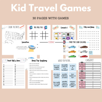 Kid Travel Games