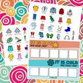 KIDS CLOTHING CHART Get Dressed Cards, What to Wear Routin