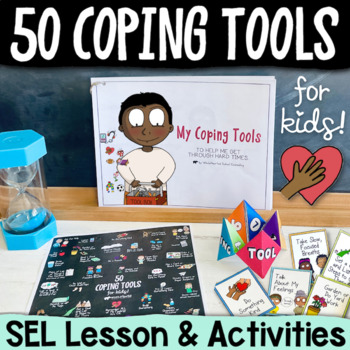 Preview of KIDS COPING SKILLS! Stress Management Social Emotional Lesson + SEL Activities