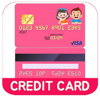 Pretend Play Cards for Kids Fake Credit Cards for Kids Play Money Shopping  Pretend Play Kindergarten Printable 