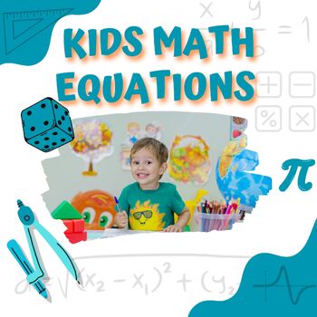 Preview of KIDS MATH EQUATIONS FOR 3rd , 4th , 5 th GRADES WITH SOLUTIONS