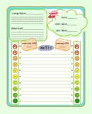 KIDS OCD Log ERP Therapy Tracker Page