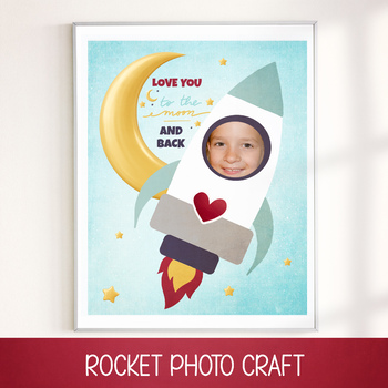 Preview of KIDS PHOTO CRAFT, VALENTINE'S DAY CARD, GRANDPARENTS GIFT, FATHERS DAY ACTIVITY