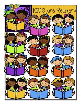 Preview of KIDS are Readers! {Creative Clips Digital Clipart}