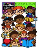 KIDS in Glasses {Creative Clips Digital Clipart}