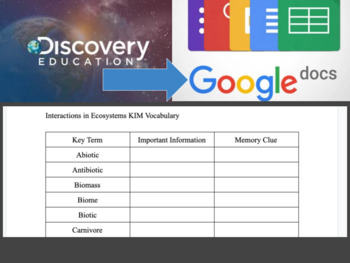 discovery education worksheets