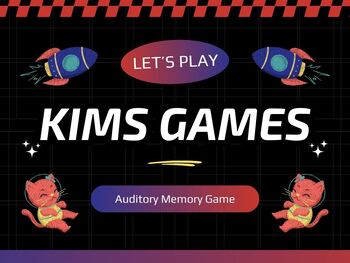 Preview of KIMs Game Auditory Observation for Scouts and Girl Guides