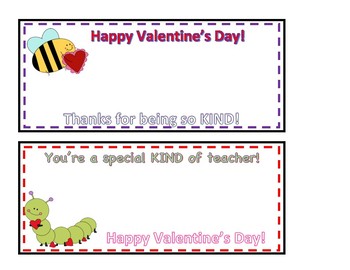 KIND Valentine for Teachers, Teacher Gift by Miss Kelly | TPT