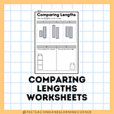 KINDER: Comparing Lengths Practice Worksheets