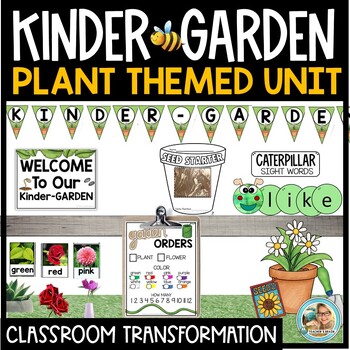 Preview of KINDER GARDEN Dramatic Play Room Transformation | Plant Lesson Plans