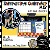 KINDERGARTEN Daily Slides for Digital Calendar + Morning M