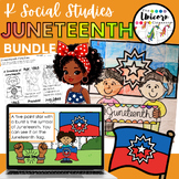 KINDERGARTEN JUNETEENTH BUNDLE | Activities Crafts Packets