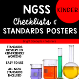 KINDERGARTEN NGSS "I Can" Standards Posters + Checklists