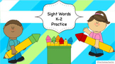 KINDERGARTEN SIGHT WORDS - Distance Learning Friendly